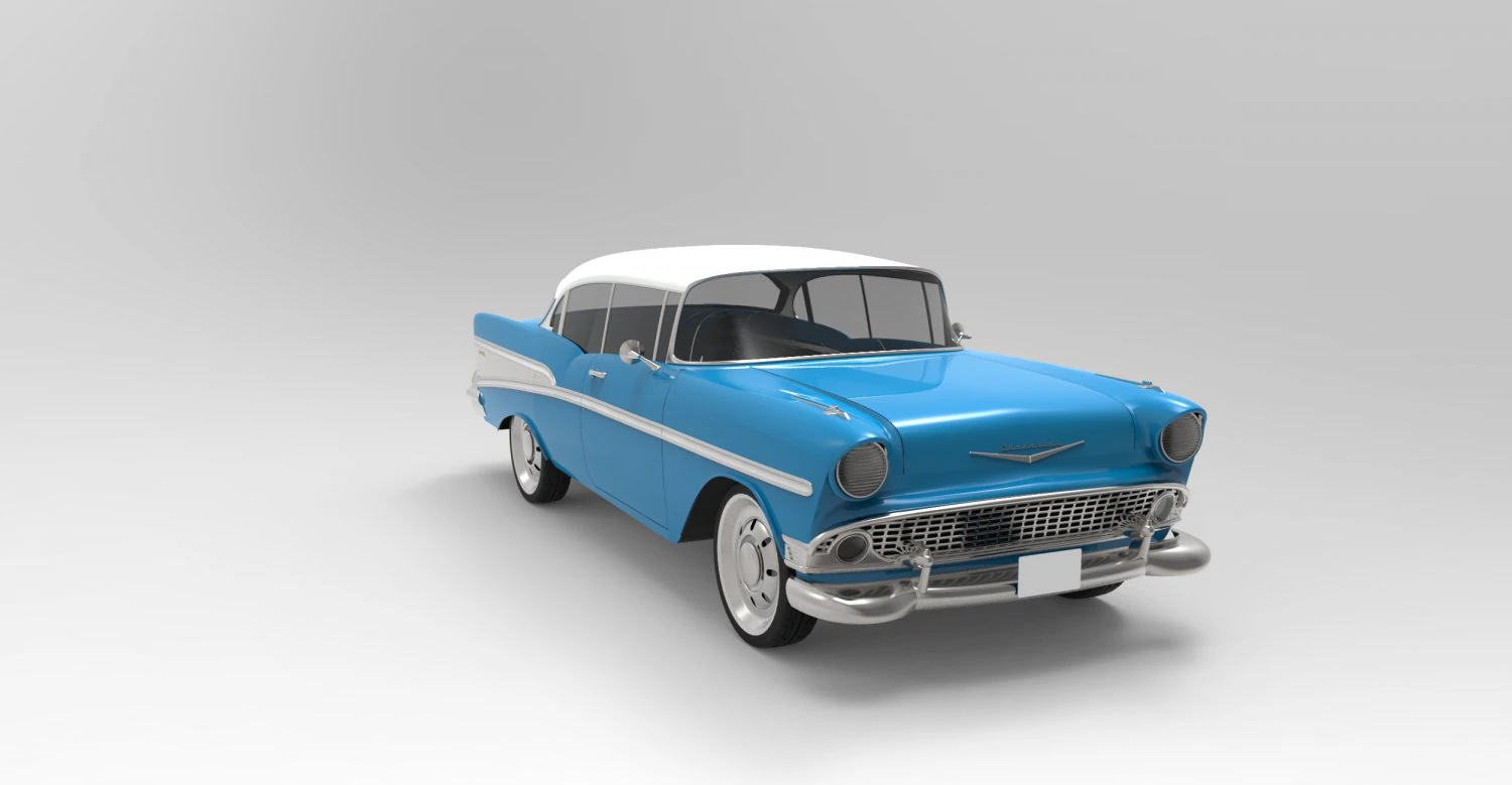 chevrolet belair 3D Model .c4d .max .obj .3ds .fbx .stl .blend 