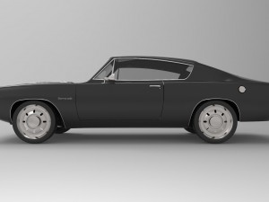 Plymouth barracuda 1968 3D Модель