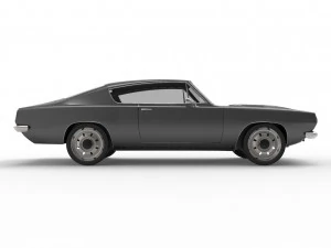 Plymouth barracuda 1968 3D Model