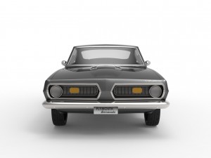 Plymouth barracuda 1968 3D Модель