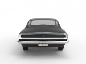 Plymouth barracuda 1968 3D Модель