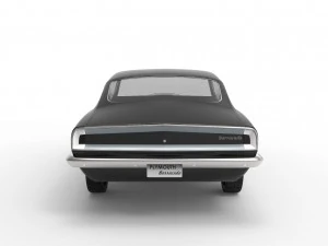 Plymouth barracuda 1968 3D Model