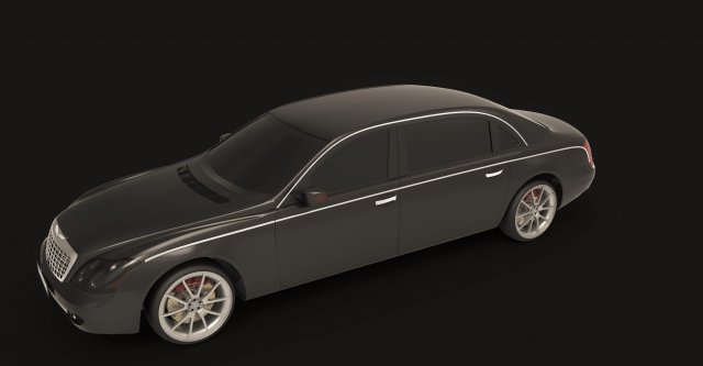 maybach 62s 2007 Modello 3D .c4d .max .obj .3ds .fbx .stl .blend 