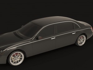 maybach 62s 2007 3D Model