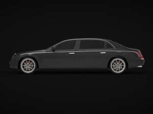 maybach 62s 2007 Modello 3D