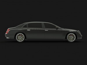 maybach 62s 2007 Modello 3D