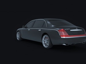 maybach 62s 2007 Modello 3D
