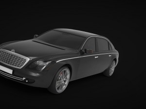 maybach 62s 2007 Modello 3D