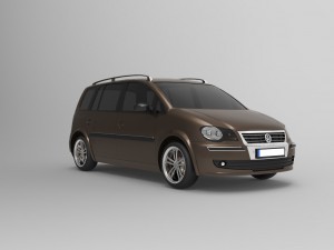 volkswagen touran 2009 3D-Modell