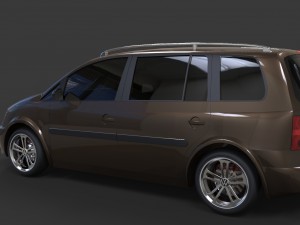 volkswagen touran 2009 3D-Modell