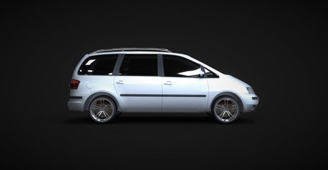 Volkswagen Sharan (Typ 7N) 2013 3D model