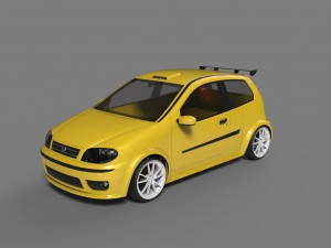 fiat punto racing 3D Model