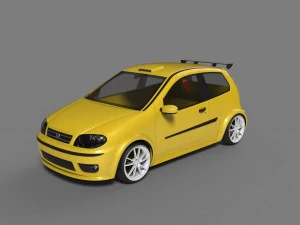 fiat punto racing 3D Model