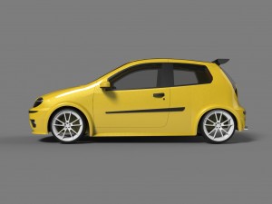 fiat punto racing 3D Model