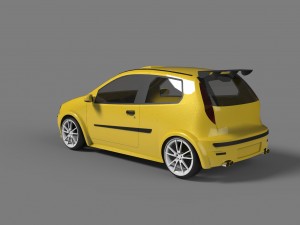 fiat punto racing 3D Model