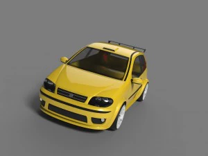 fiat punto racing 3D Model