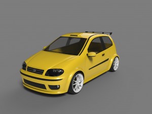 fiat punto racing 3D Model