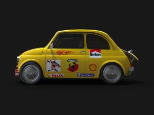 fiat 500 abarth 3D Model