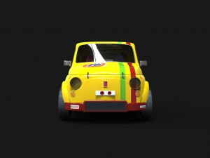 fiat 500 abarth 3Dモデル