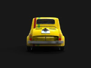 fiat 500 abarth 3D Model