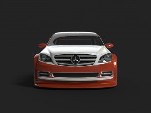 mercedes racing 3D Модель