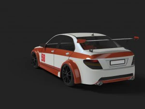 mercedes racing 3D Model