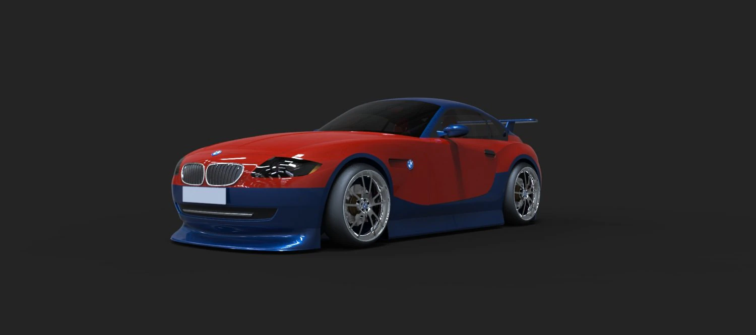 bmw z4 gt 3D Model .c4d .max .obj .3ds .fbx .stl .blend 