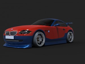 bmw z4 gt 3D Модель