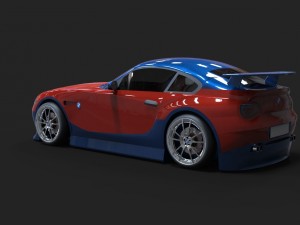 bmw z4 gt Modelo 3D