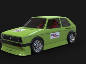 golf 1 racing 3D Модель
