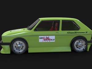 golf 1 racing 3D Модель
