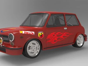 autobianchi a112 1971 rok Model 3D