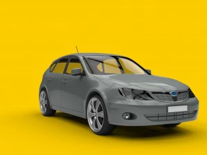 subaru impreza 2007 Model 3D