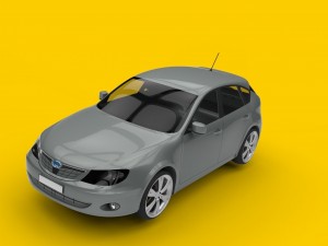 subaru impreza 2007 3D Model