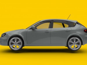 subaru impreza 2007 3D Model