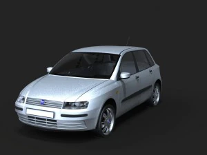 fiat stilo aktif tahun 2005 Model 3D
