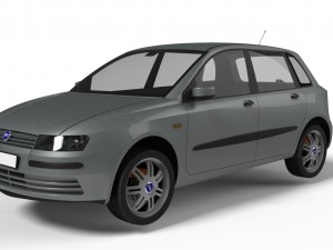 fiat stilo active 2005 3D Model