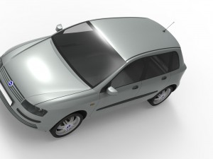 fiat stilo active 2005 3D Model