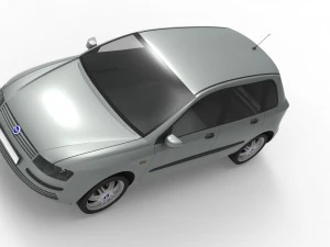 fiat stilo active 2005 3D Model