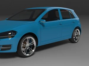 वीडब्ल्यू गोल्फ 7 3D मॉडल