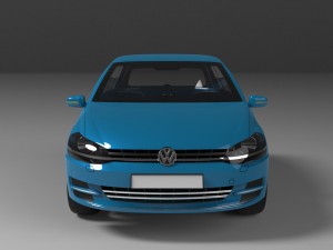 vw golf 7 3D Model