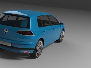 vw golf 7 3D Model
