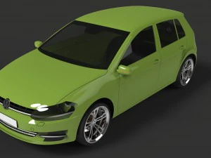 वीडब्ल्यू गोल्फ 7 3D मॉडल