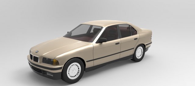 bmw serie 7 Model 3D .c4d .max .obj .3ds .fbx .stl .blend 