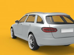 mercedes-benz c-class estate s205 2014 3D Model