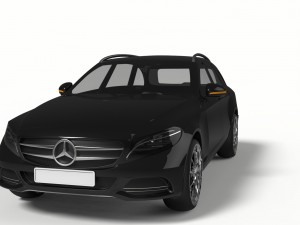 mercedes-benz c-class estate s205 2014 Modello 3D