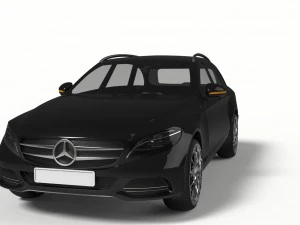 mercedes-benz c-class estate s205 2014 3D Model