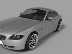 bmw z4 coupe 2007 3D Model