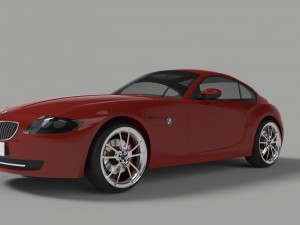 bmw z4 coupe 2007 3D Model