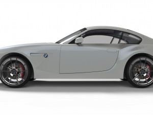 bmw z4 coupe 2007 3D Model